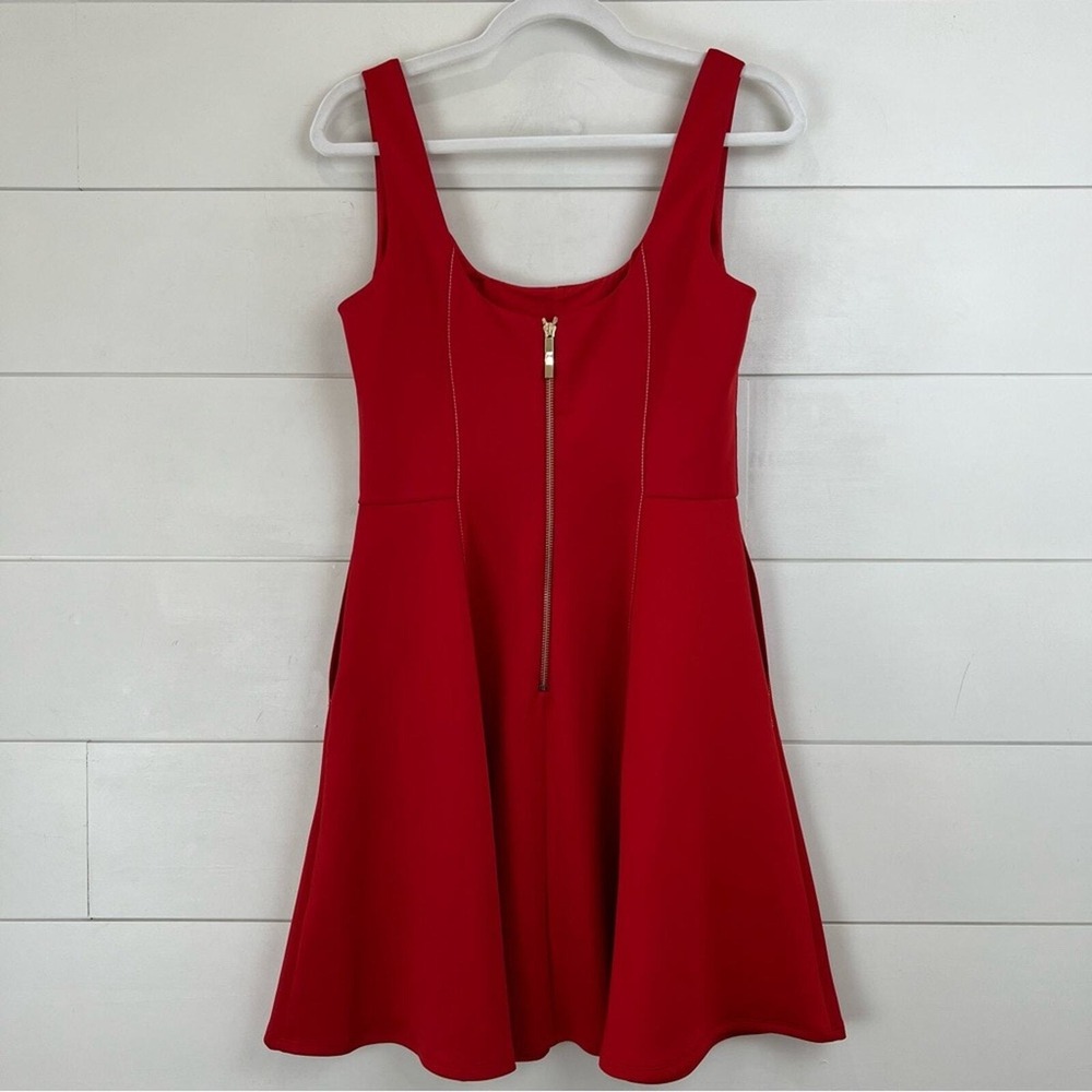 NEW Ted Baker LOHANNA Fit & Flare Dress Women Red Skater Mini 4-6 (ted2) - Picture 6 of 12
